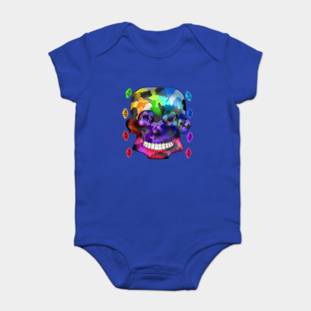 Rainbow Camouflage Skull